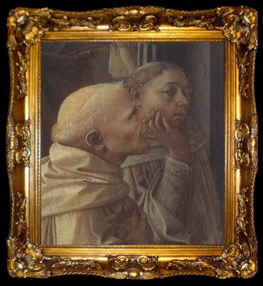 framed  Fra Filippo Lippi Detail of the Coronation of the Virgin, ta009-2